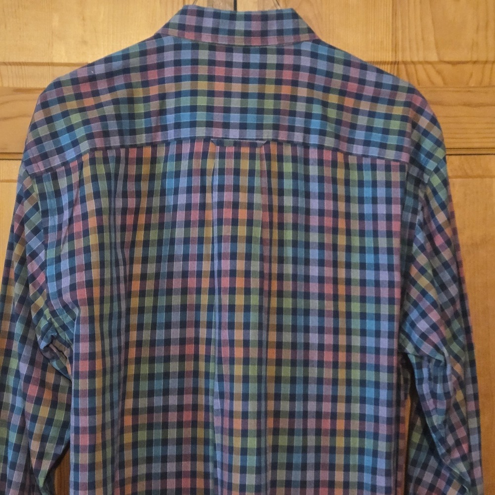 ORVIS Men's Shirt Long Sleeve 100% Cotton Plaid India Button Front - Picture 7 of 8